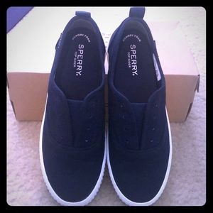 Women’s SPERRY Navy Memory Foam Slip-Ons (7M)